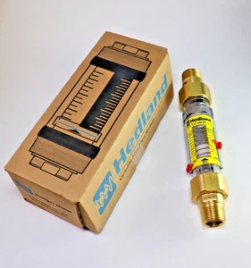 HEDLAND Mechanical Flowmeter (1) 4NNF3 Universal Gallons/Liters H624-107 3/4 NPT - Picture 1 of 7