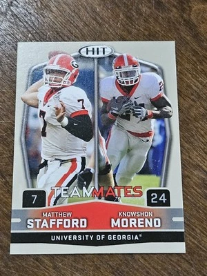 2009 SAGE HIT #56 Matthew Stafford / Knowshon Moreno  - Image 1 of 2