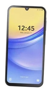 Samsung A15 5G Zablokowany smartfon przedpłacony, 64GB, czarny - zawiera 55 USD - Zdjęcie 1 z 8