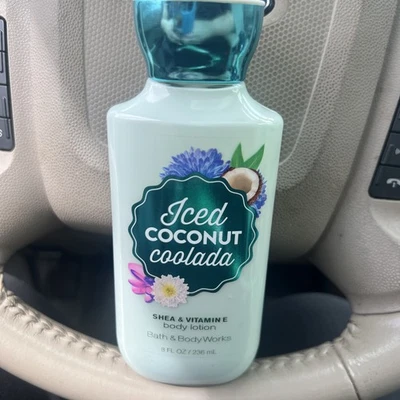 Bath & Body Works Iced Coconut Coolada Body Lotion, 8 oz Discontinued 80% full - Image 1 of 4