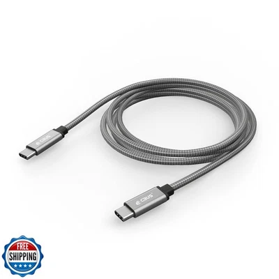 CBUS 10ft USB C to C Fast Charging Cable Heavy-Duty Braided Cord Compatible w - Image 1 of 4