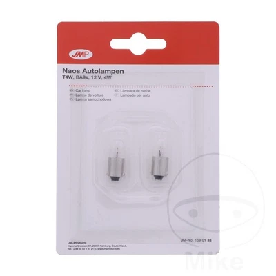 Paquete de 1 bombilla JMP 2 X 12V 4W Ba9S 25575130 para Suzuki GS 850 G 1979-1986 Foto 1 de 4
