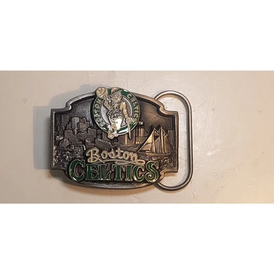 Vintage 1989 Boston Celtics Siskiyou Belt Buckle Ltd Ed 2738/10000 NBA - Image 1 of 4