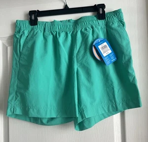 Columbia PFG Backcast Water Short Womens Medium Elastic Waist Zipper Back Pocket - Picture 1 of 5