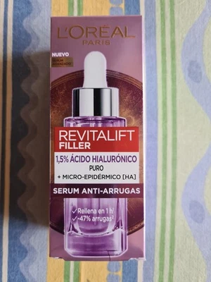 L'Oréal Paris Revitalift Filler 1,5% Hyaluronsäure-Serum Anti-Aging, 30 ml NEU - Bild 1 von 3
