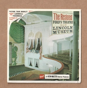 Complete set of vintage View-Master reels The Restored Ford’s Theatre and Lincol - Picture 1 of 2