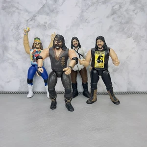 Faces Foley Cactus Mankind Dude Love Figure WWF WWE Mick Foley Lot Jakks 1998 - Picture 1 of 19