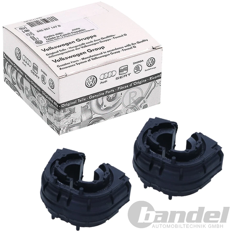 2xORIGINAL VAG STABILAGER HINTEN passend für SEAT ALHAMBRA SKODA OCTAVIA II VW - Bild 1 von 1