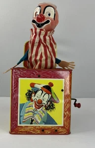Matty Mattel Jack in the Box Clown 1961 de colección - no funciona - solo para exhibición - Imagen 1 de 11