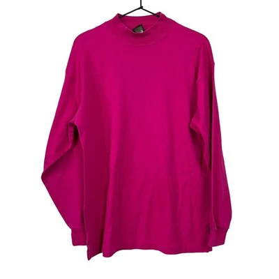 Camisa de manga larga rosa Cross Creek vintage para mujer talla L 100 % algodón Foto 1 de 4