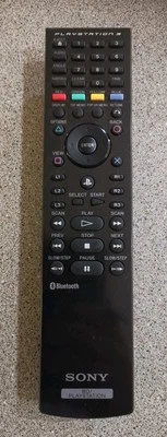 SONY PLAYSTATION 3 PS3 OFFICIAL BLUETOOTH BLURAY MEDIA  REMOTE CONTROL CECHZR1U - Image 1 of 4