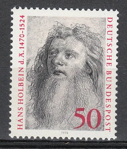 Germany 1974 Mi 813 Sc 1151 MNH Hans Holbein the Elder. Painter. Artist ** - Photo 1 sur 1
