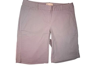 J.Crew Women’s Bermuda Shorts Size 2 Periwinkle Blue Cotton Stretch EUC - Picture 1 of 7
