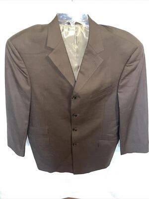 Steve Harvey Traje Chaqueta Hombre Talla 42 Marrón Negocios Formal Foto 1 de 4
