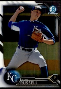 2016 BOWMAN CHROME PROSPECTS ASHE RUSSELL KANSAS CITY ROYALS #BCP75 - Picture 1 of 2