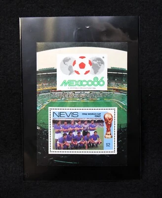 Sport-Billy FIFA World Cup Mexico 1986 Collectors Mini Stamp Sheet - ITALY TEAM - Image 1 of 4