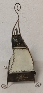 Nachttischlampe - weiß - orientalischer Stil - Bild 1 von 3