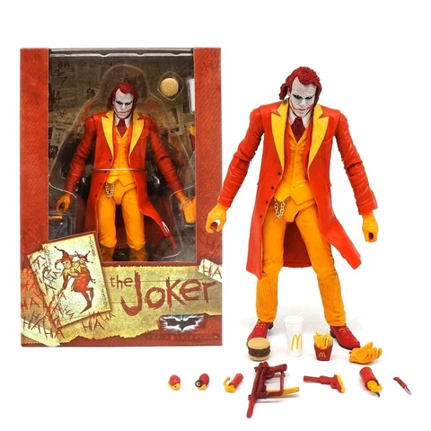 NECA DC Comics Orange McDonald's Joker Dark Knight PVC Action Figure In Box Toy Cover