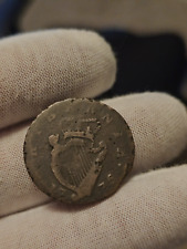 1776 Irish Half Penny Used In Early America Revolutionary War Era Colonial Coin