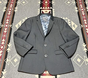 Appaman Boys Gray Suit Jacket Size 6 Blazer Coat Fine Tailoring T6 - Picture 1 of 9