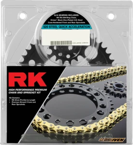 RK Chain and Sprocket Kit - Quick Acceleration - Natural - Yamaha YZF-R6 '06-'20 - Picture 1 of 1