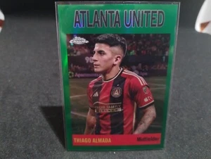 Topps 2024 MLS Chrome Thiago Almada Green Refractor Atlanta United 64 /99 NM - Picture 1 of 2