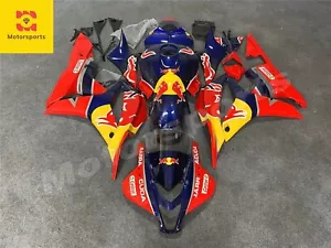 Red Bull Blue Yellow Fairing Kit for Honda CBR600RR F5 2007 2008 ABS Injection - Picture 1 of 4