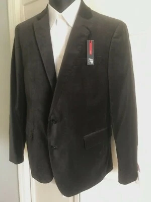 Новый J. Farrar мужчин Slim Fit эластичной хлопок бархат блейзер размер 46 R - Изображение 1 из 4