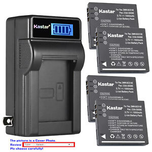 Kastar Battery LCD Wall Charger for Panasonic VW-VBJ10 VW-VBJ10E-K VW-VBJ10PP1K