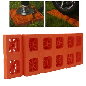 5pcs Leveling Blocks Kit Interlocking Lift AntiSlip Pads With Strap For RV. - Bild 1 von 9
