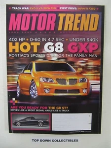 Motor Trend Magazine June 2008 Ferrari 612 Scaglietti - Imagen 1 de 4