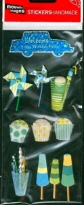 Stickers 3d fait main Anniversaire garçon scrapbooking carterie Nouvelles Images - Imagen 1 de 1