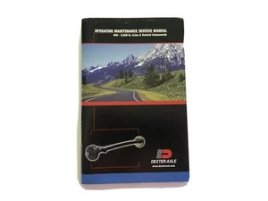 Dexter Axle Operation Maintenance Service Manual 600-8,000 Lb. Axles 2004 - Picture 1 of 4