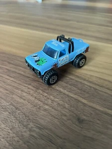 1981 Matchbox Mini-Pickup Mountain Man 4 x 4 Cibie Truck Blue Vintage - Picture 1 of 7