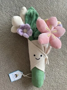 New with tags Jellycat Amuseable Bouquet of Flowers Soft Toys Toy Stuffed Animal - Picture 1 of 6