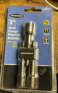 3pz Dado magnetico cambio rapido 6mm 8mm 10mm Guerriero 69437 - Foto 1 di 3