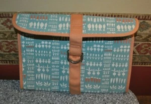 Crabtree & Evelyn Gardeners Folding Makeup Tri-fold Bag EUC - Picture 1 of 5