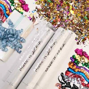 Multicolor Confetti & Streamer Cannons Party Surprise 4pk *New Open Box* - Picture 1 of 3