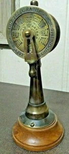 Generic Nauticall Decorative Brass Telegraph, 7 Inches, Antique Finish, Brown - Picture 1 of 4