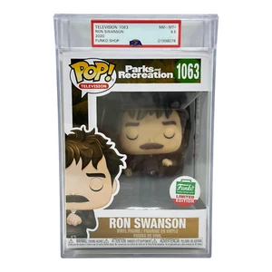 Funko POP! PSA 8.5 Ron Swanson # 1063 Funko Shop - Picture 1 of 6