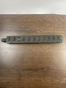 Vintage Tibetische Buddhistische Zanpar Gießform Holz Handgefertigt - Bild 1 von 5