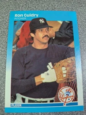 1987 Fleer - Ron Guidry #100 S225 - Image 1 of 2