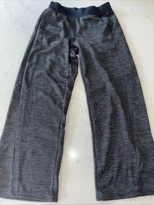 Under Armour Jogginghose Damen Small schwarz grau meliert ColdGear weites Bein Fleece - Bild 1 von 4