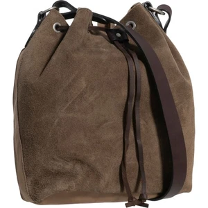FILSON Rugged Suede Cross-body Bucket Bag US MADE RARE Canteen Brown NWT - Picture 1 of 7