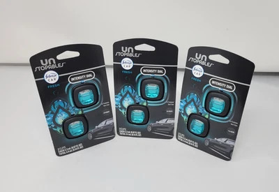 3 Febreze Unstopables Car Odor Fighting Car Vent Clip Fresh Scent 2 count - Image 1 of 4