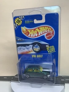 1992 Hot Wheels #183 Volkswagen VW Golf Green Metal Flake Glitter Paint w/BW NIP - Picture 1 of 16