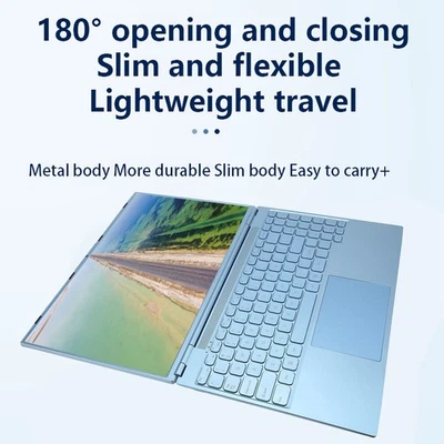 12GB+256GB EU Plug 16 Inch Laptop For N5095 CPU For Windows10 11 2.4G 5G - Image 1 of 4