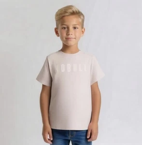 NWT NOBULL Unisex Kid’s Tee - Medium - Dusty Rose Pink - Picture 1 of 4