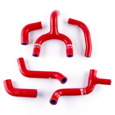 Red Silicone Coolant Radiator Hose Kit For 2010 2011 Husqvarna SMS 630 TE 630 - Image 1 of 4