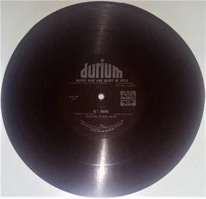 Durium Dance Band - Silver Hair And Heart Of Gold - EN-29 - 10" Card Record - G - Picture 1 of 2
